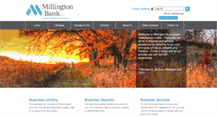 Desktop Screenshot of millingtonbank.com